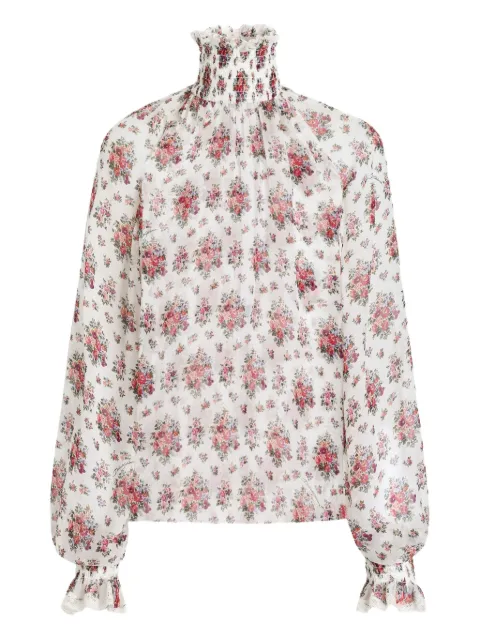 Dolce & Gabbana blusa con estampado floral