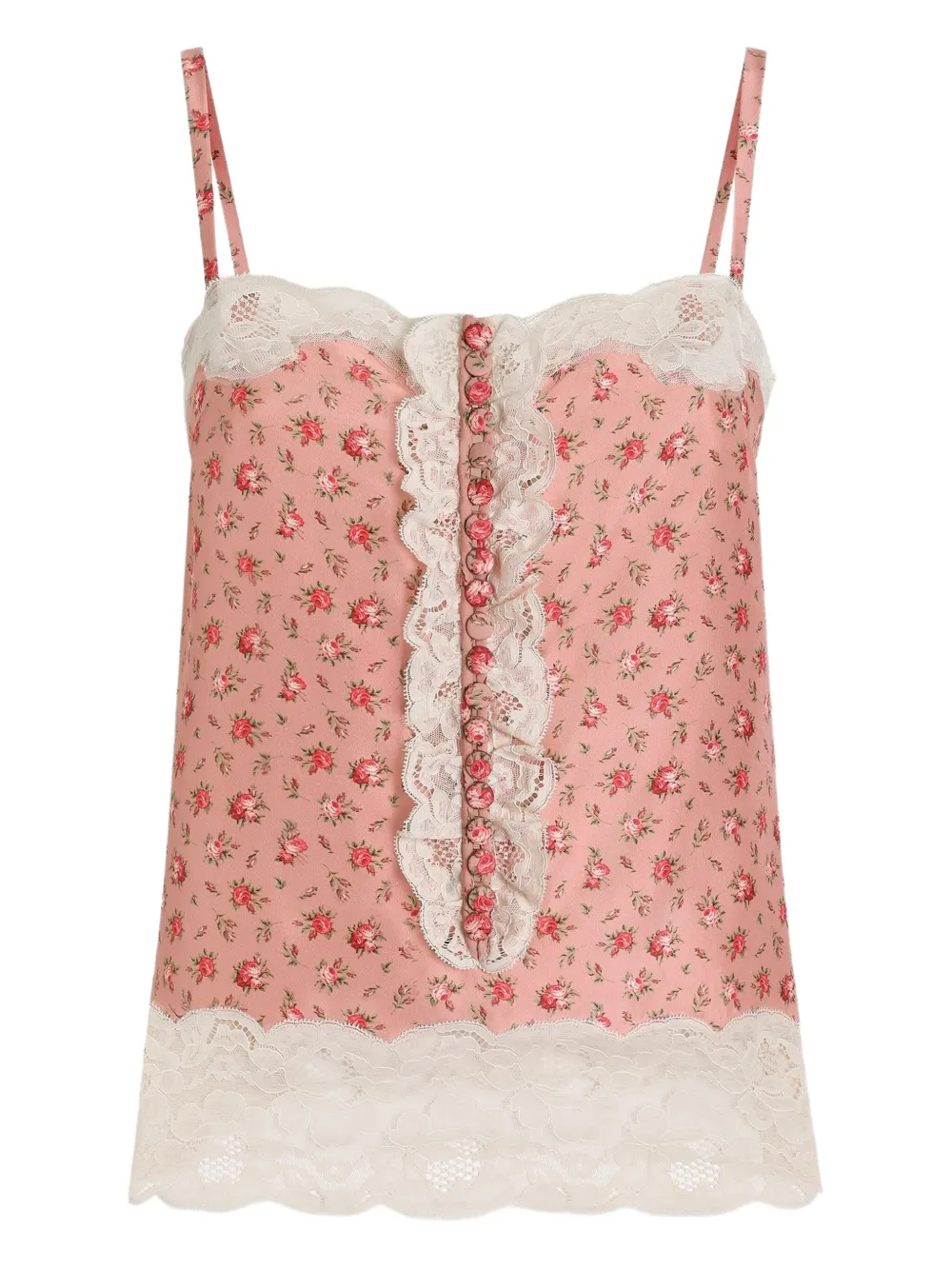 Dolce & Gabbana Top mit Print - Rosa
