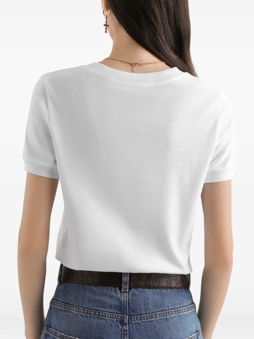Dolce & Gabbana T-shirt met print Wit