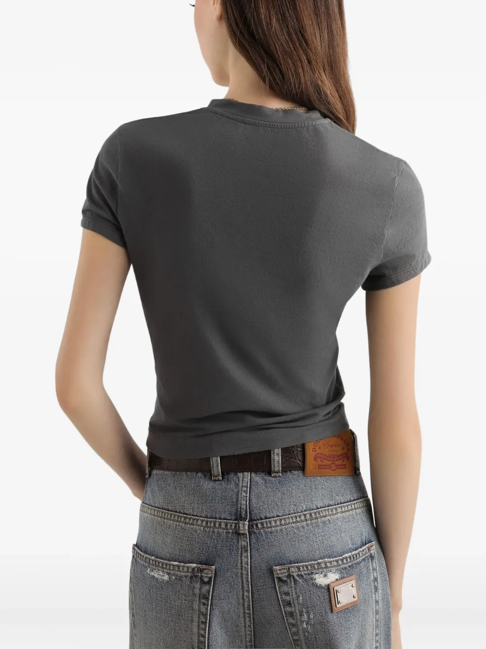 Dolce & Gabbana T-shirt met print Grijs
