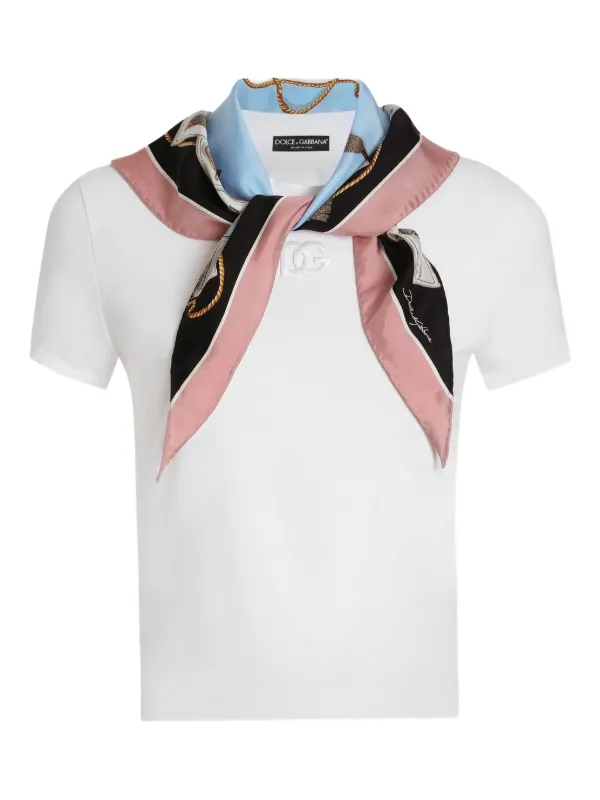 Dolce & Gabbana スカーフラップ Tシャツ | ホワイト | FARFETCH JP