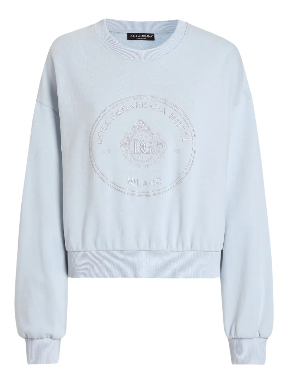 Dolce & Gabbana Sweatshirt mit Logo - Blau