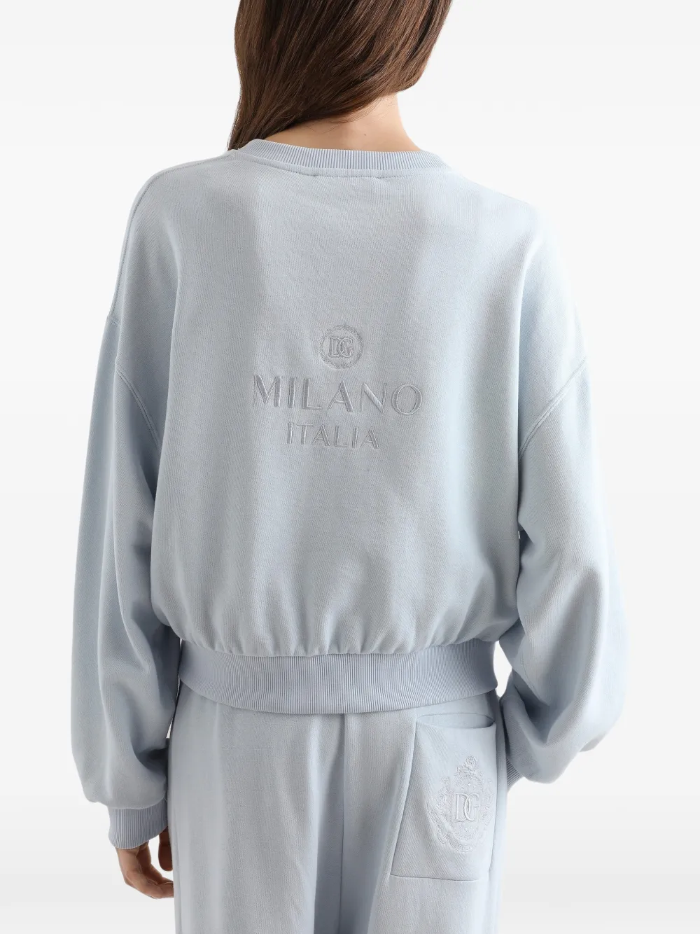 Dolce & Gabbana Sweater met logo Blauw