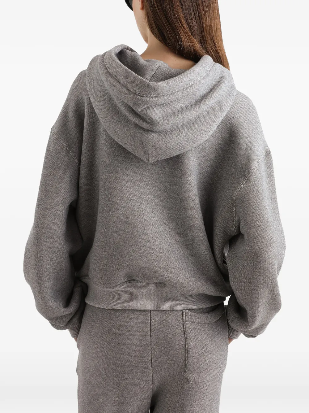 Dolce & Gabbana Hoodie met geborduurd logo Grijs