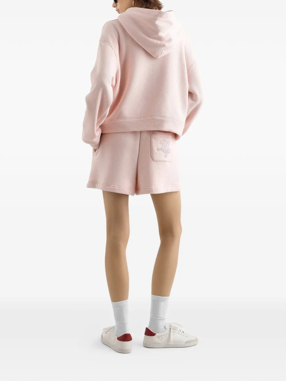 Dolce & Gabbana Hoodie met borduurwerk Roze