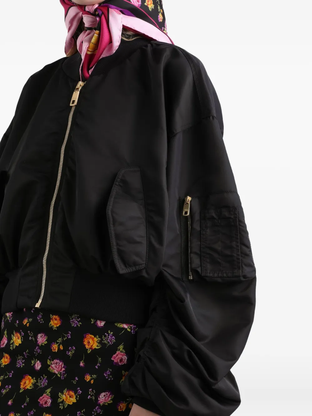 Dolce & Gabbana Bomberjack met rits Zwart
