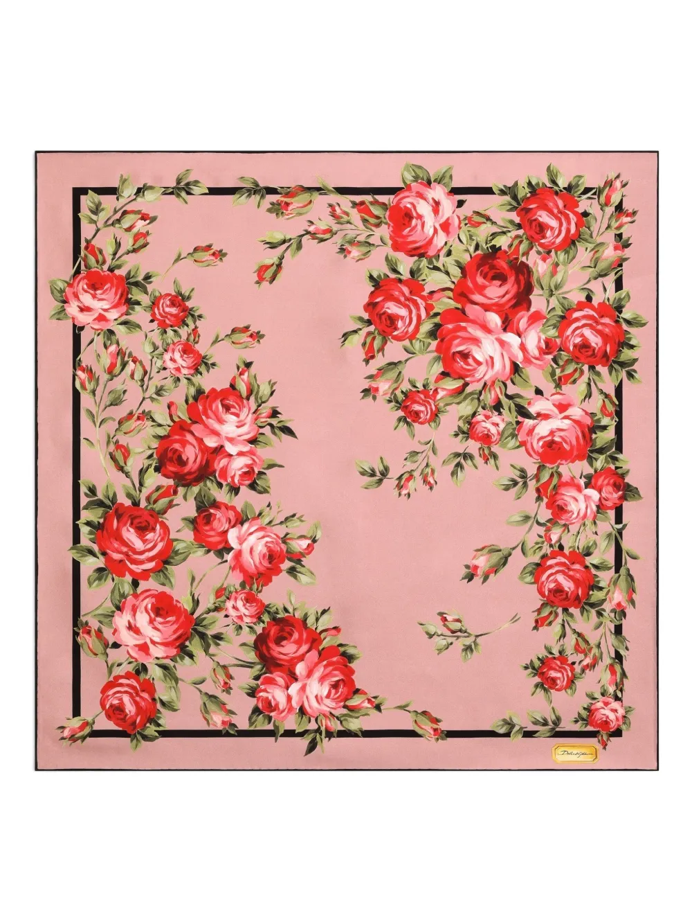 Dolce & Gabbana floral-print scarf - Rosa