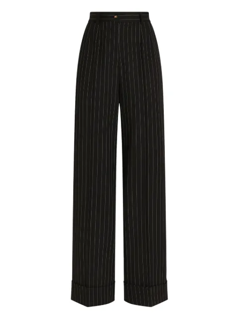 Dolce & Gabbana Calça risca de giz de lã