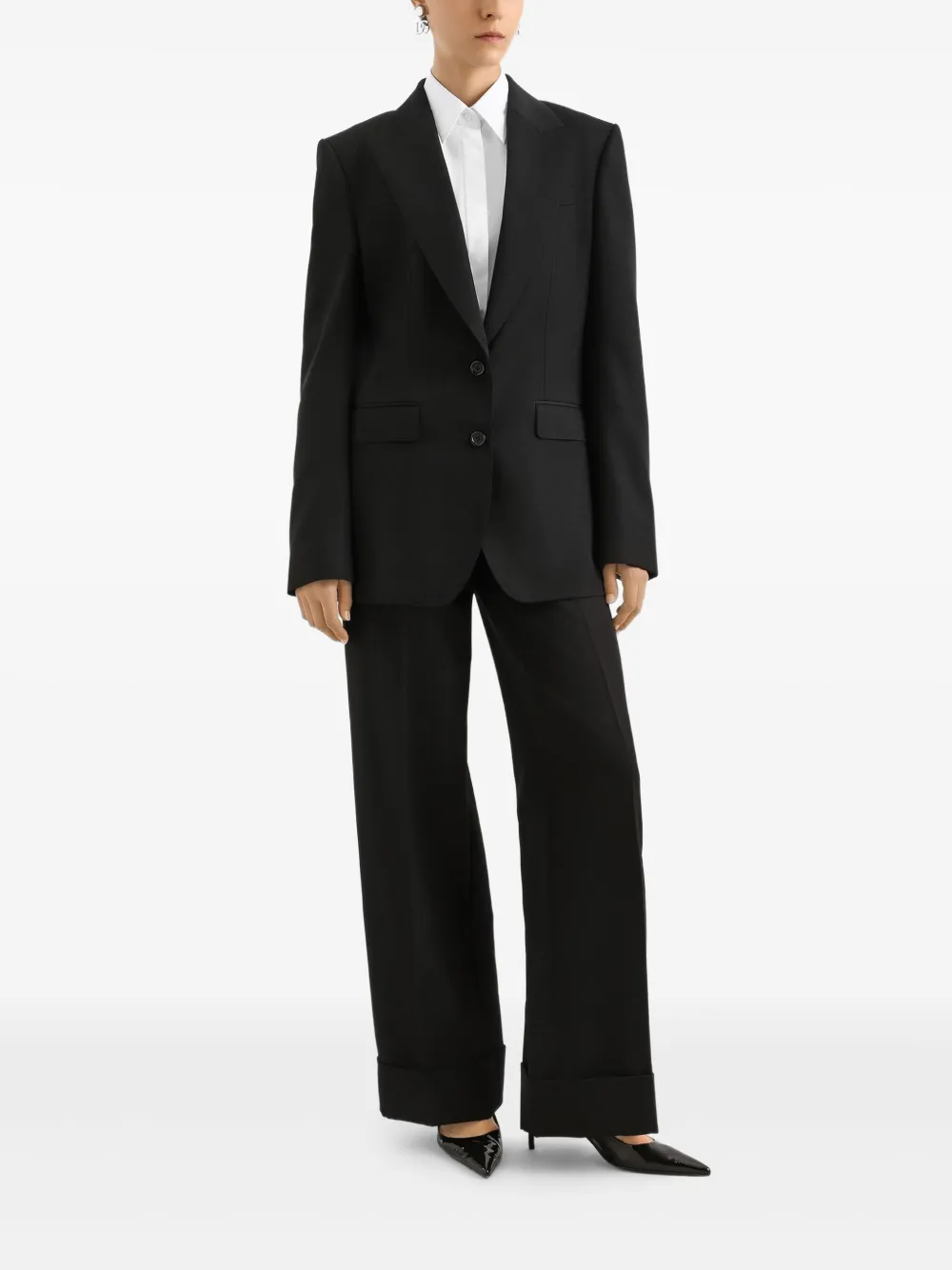  Dolce & Gabbana Pleated Trousers - Black 