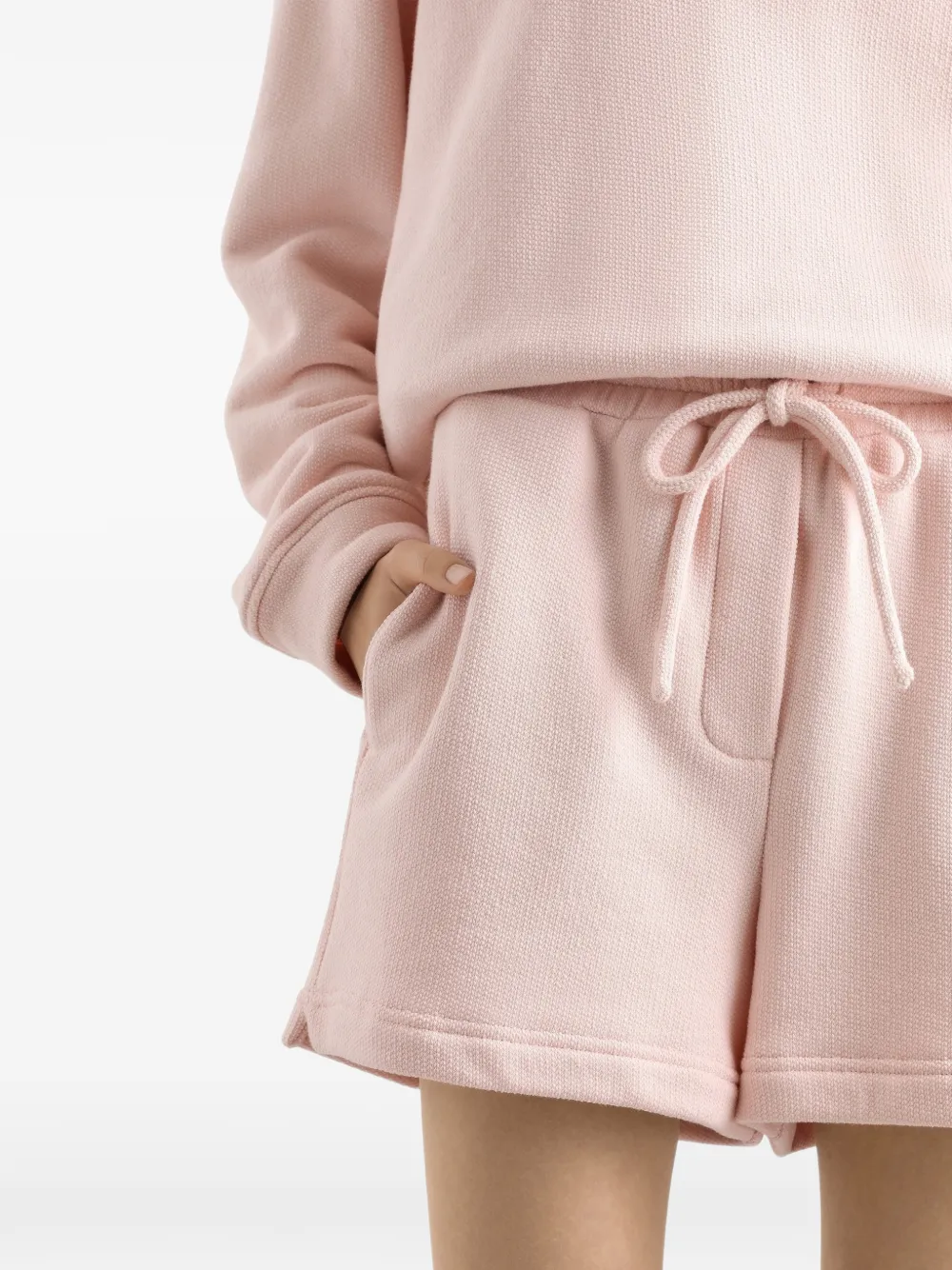 Dolce & Gabbana Shorts met geborduurd detail en trekkoord Roze