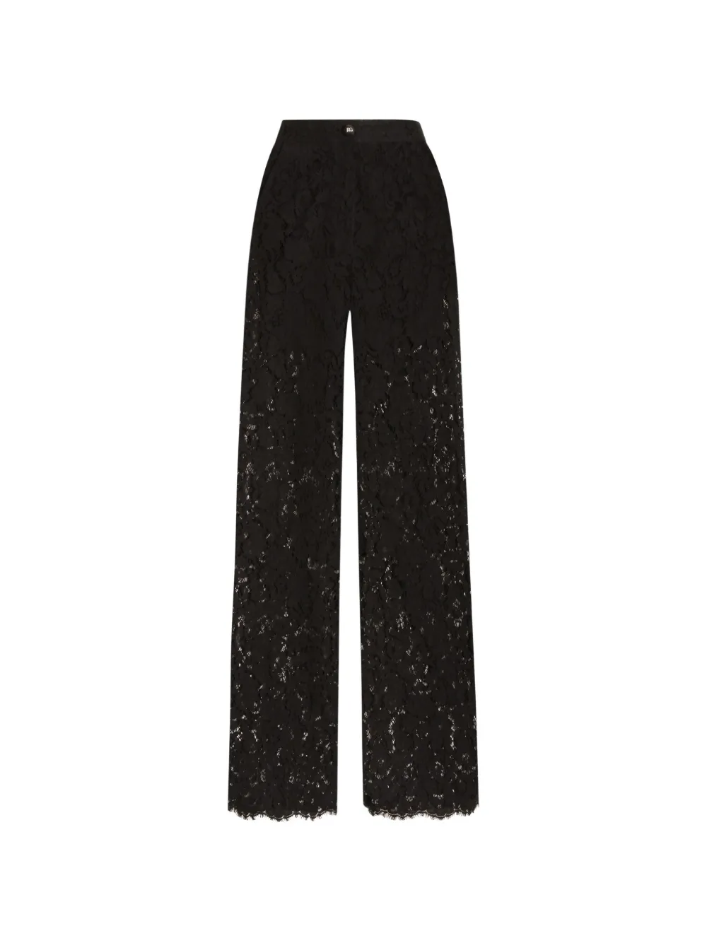 Dolce & Gabbana cordonetto lace trousers - Nero