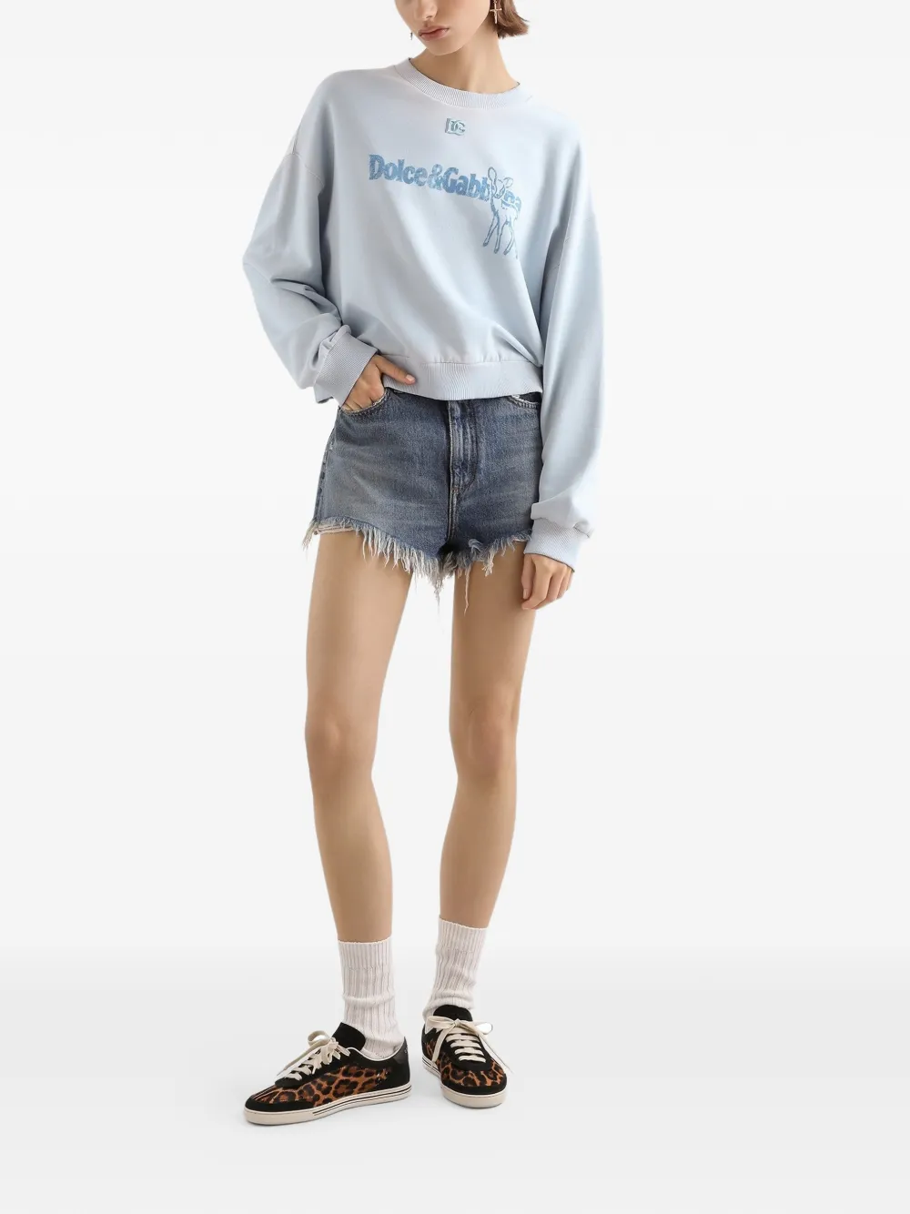 Dolce & Gabbana Denim shorts Blauw