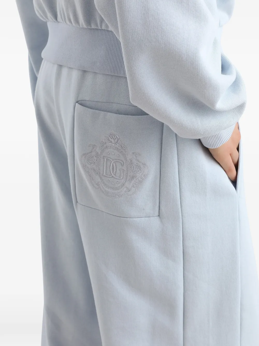 drawstring logo track pants