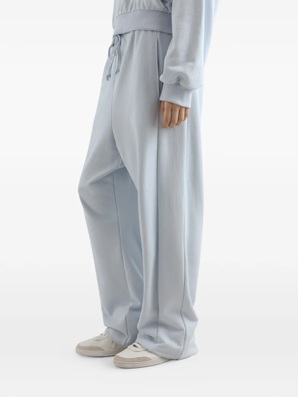 drawstring logo track pants