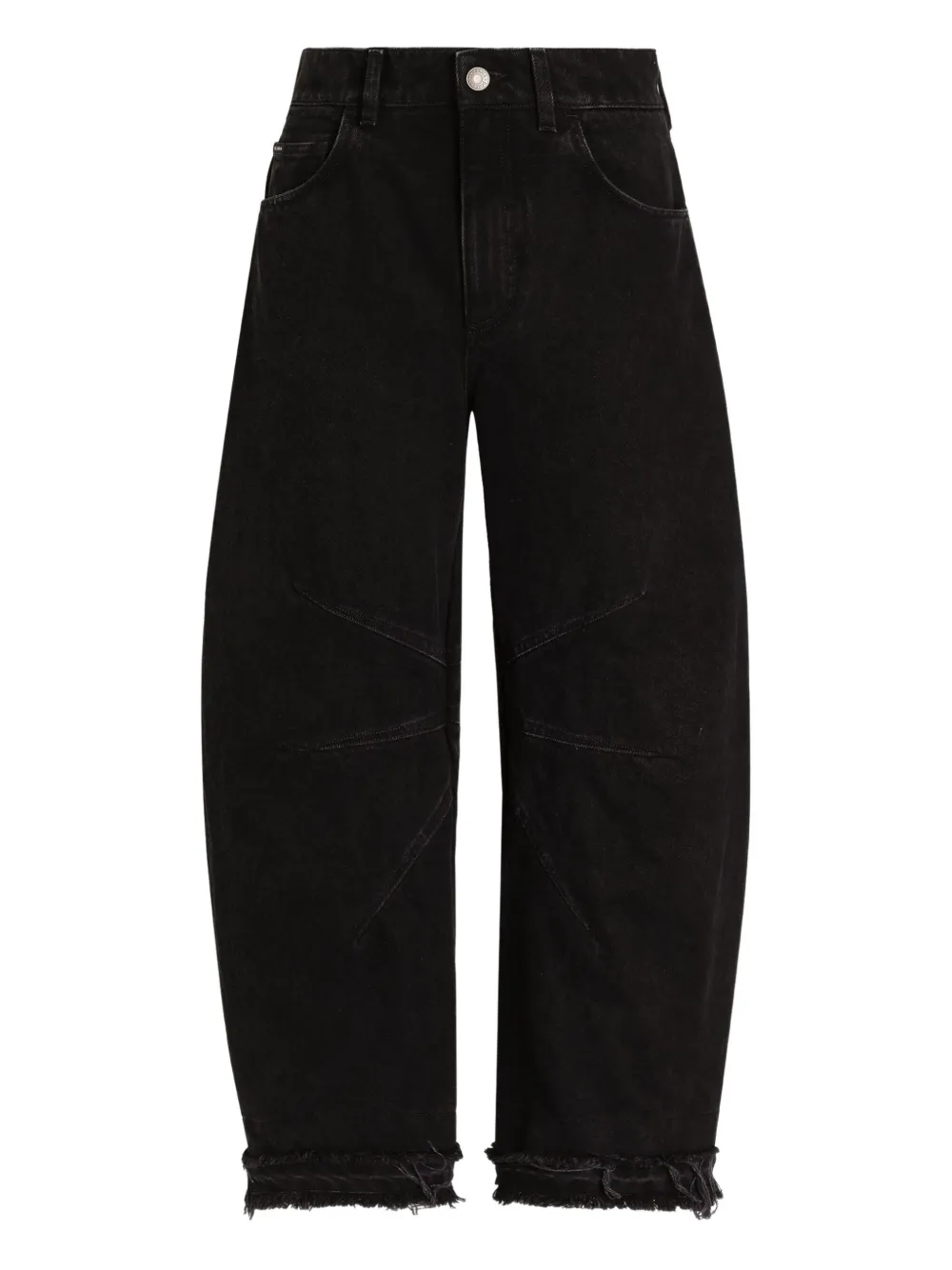 Dolce & Gabbana Jeans con orlo sfrangiato - Nero