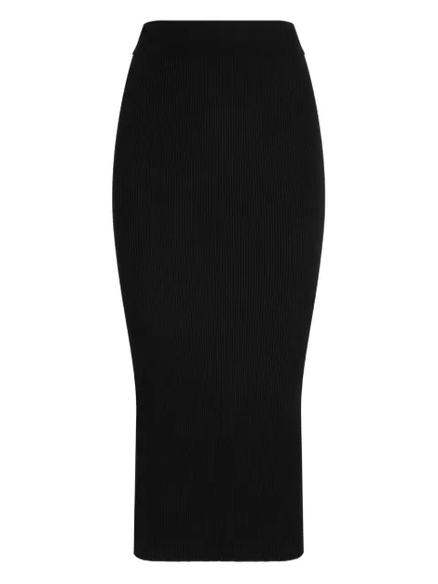 Dolce & Gabbana — ribbed midi skirt