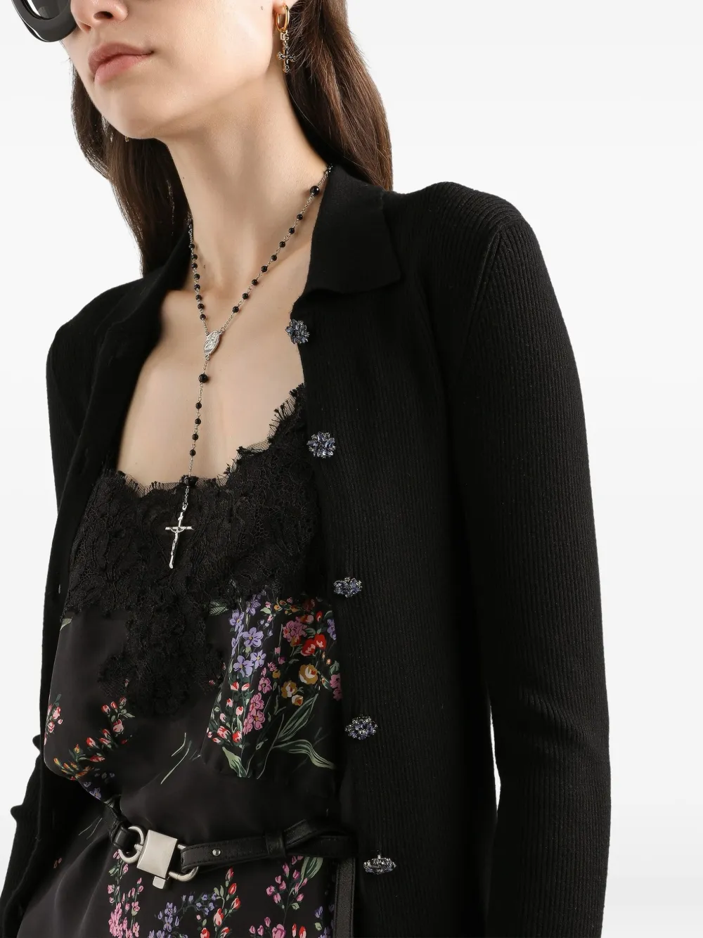 Dolce & Gabbana Vest met knopen Zwart
