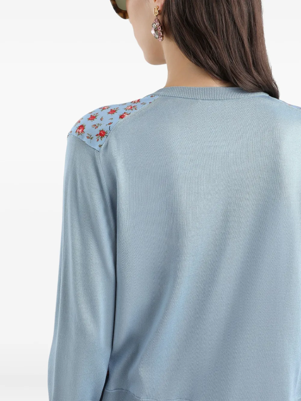 floral-print jacket