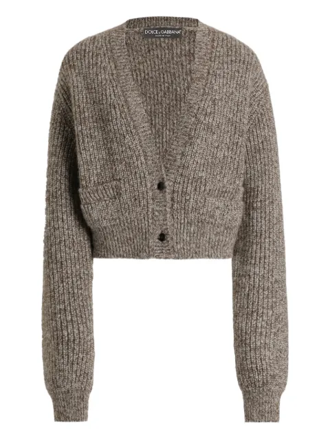 Dolce & Gabbana chunky-knit cropped cardigan