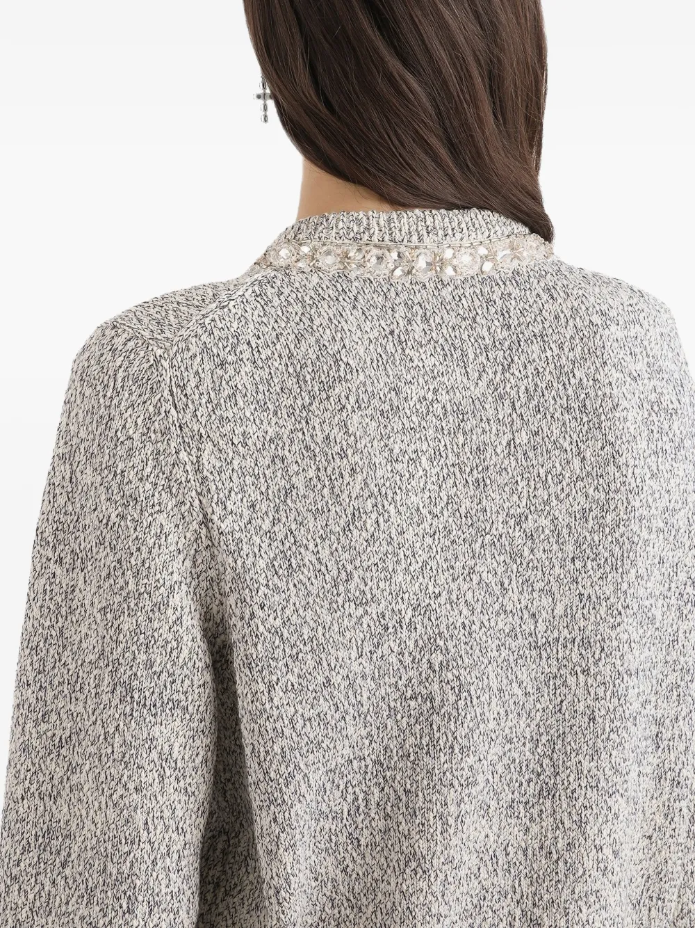 Dolce & Gabbana Vest verfraaid met parels Beige