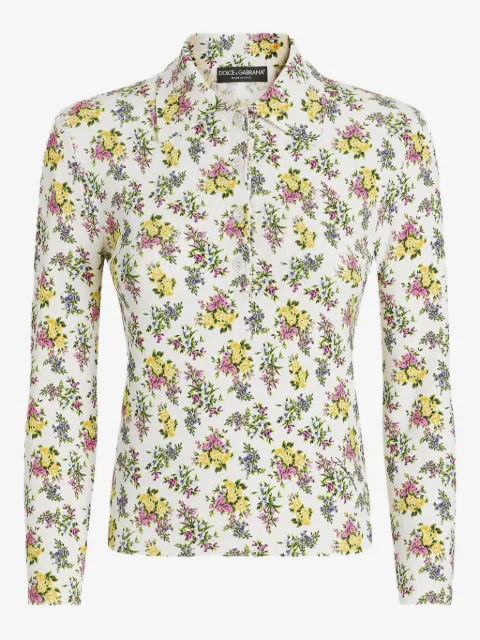 Dolce & Gabbana Polo a fiori