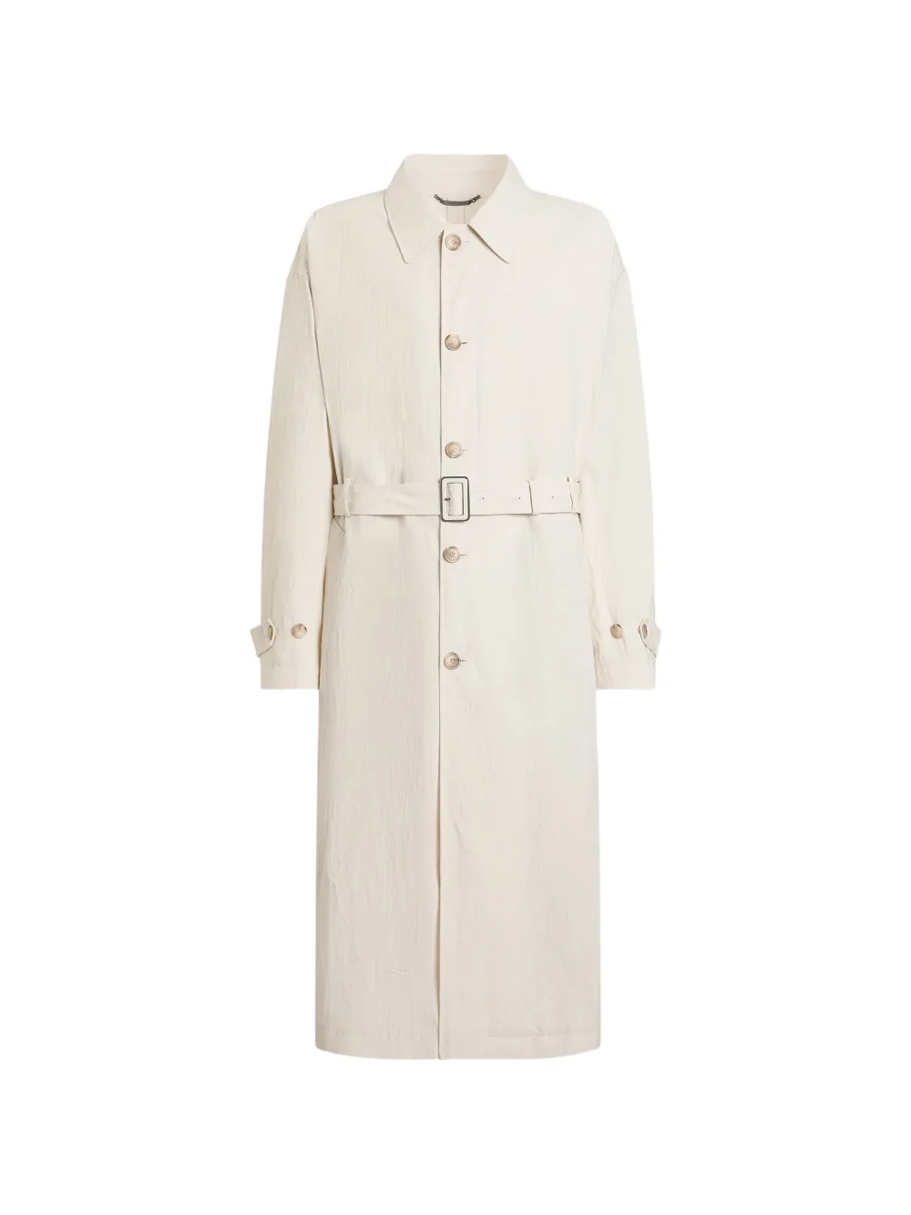 Dolce & Gabbana Trench in lino con bottoni - Toni neutri