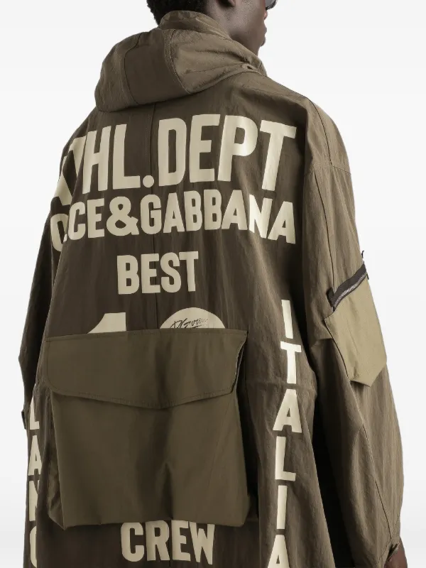 Dolce & Gabbana Hooded Parka | Green | FARFETCH JO