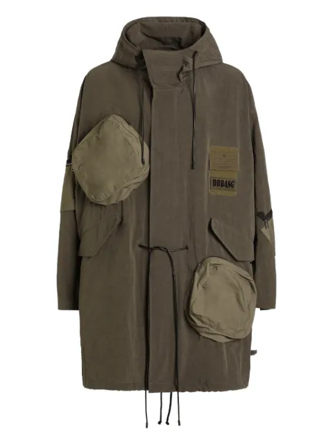Dolce & Gabbana parka con capucha y bolsillo
