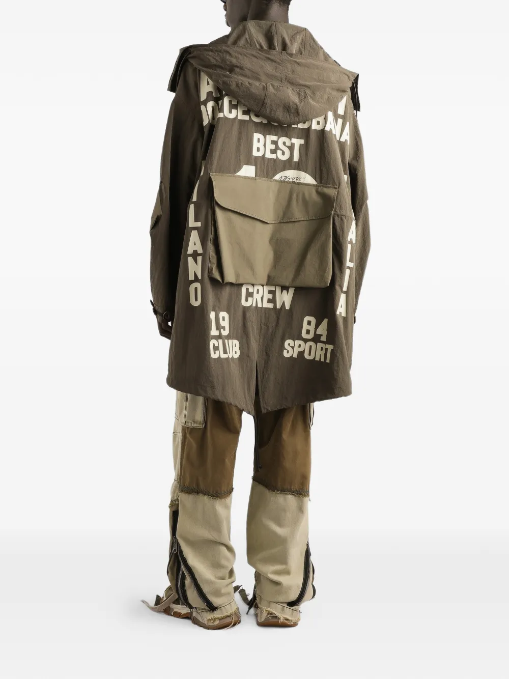 Dolce & Gabbana Parka met capuchon Groen
