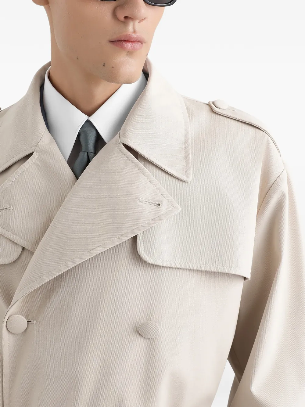 Dolce & Gabbana Trenchcoat met ceintuur Beige