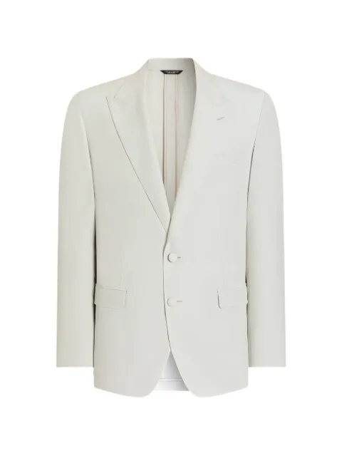 Dolce & Gabbana single-breasted wool poplin jacket