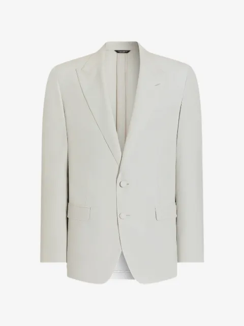 Dolce & Gabbana single-breasted wool poplin jacket