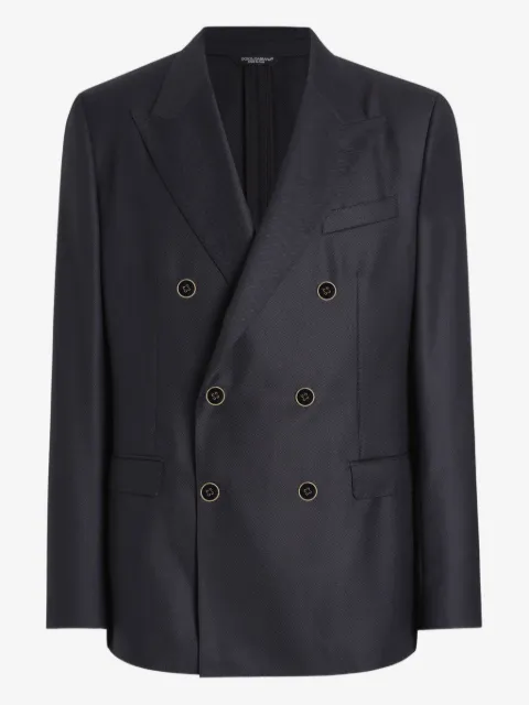 Dolce & Gabbana Blazer doppiopetto con bottone