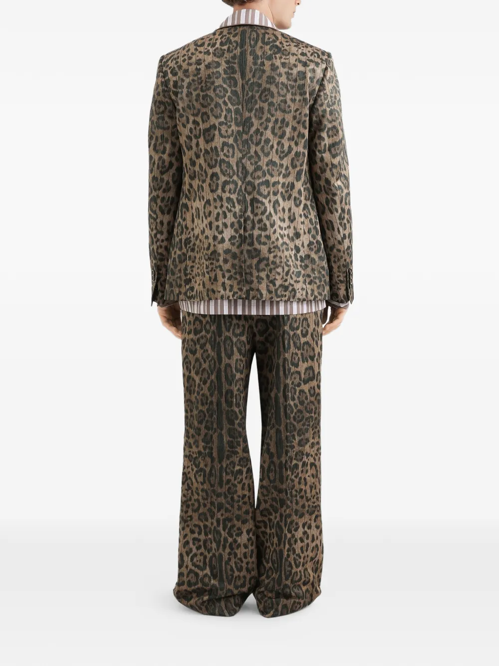 Dolce & Gabbana Jack met dubbele rij knopen Bruin