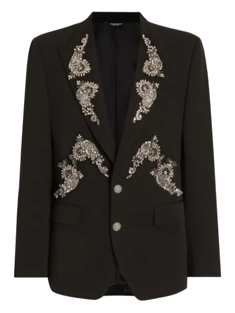 Dolce & Gabbana embellished single-breasted jacket