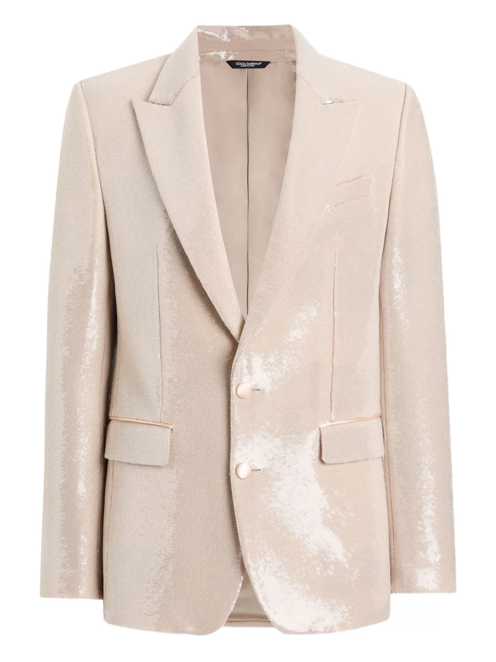 Dolce & Gabbana sequin-embellished blazer | Neutrals | Image 1