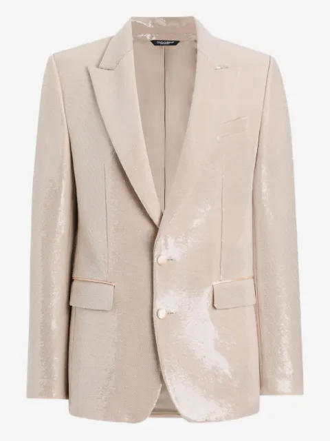 Dolce & Gabbana sequin-embellished blazer