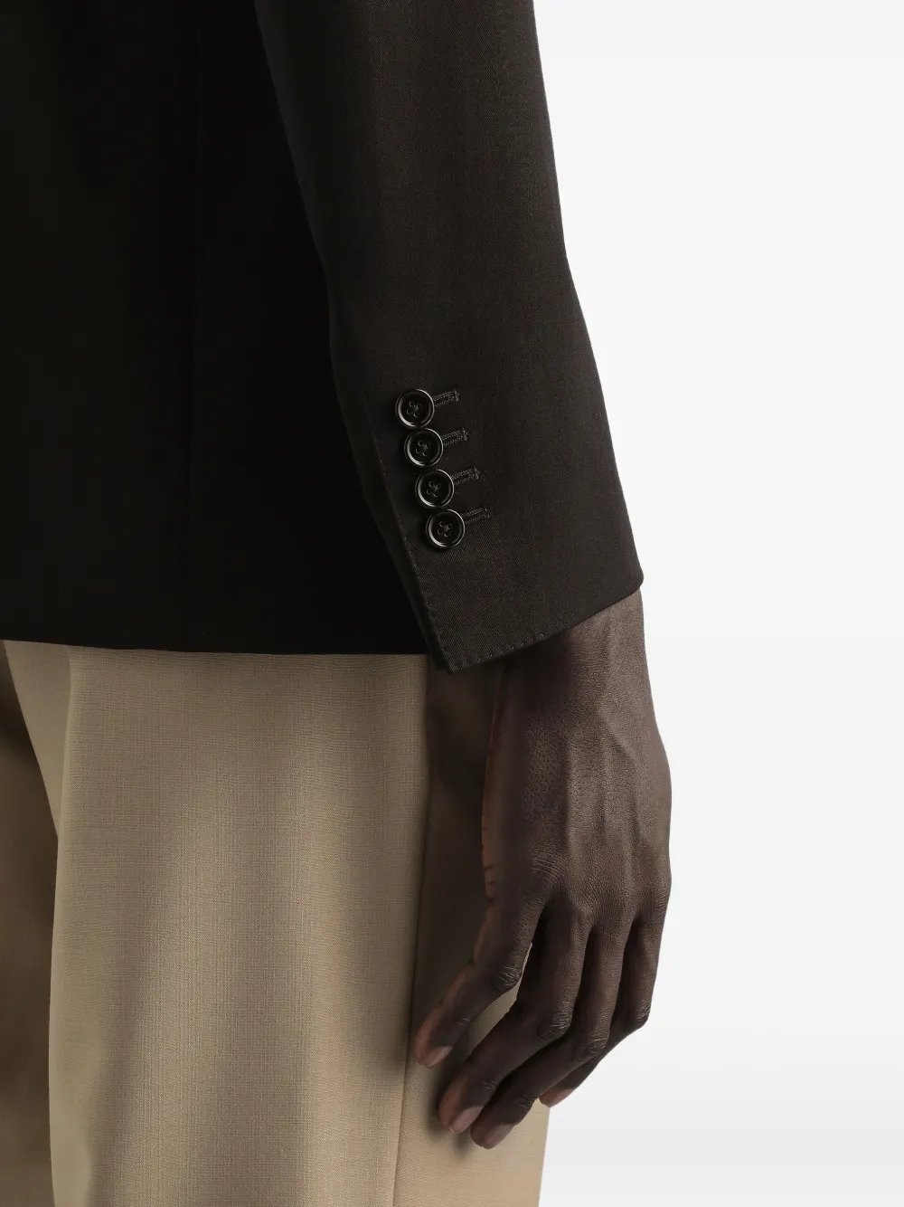 Dolce & Gabbana Verfraaide blazer Zwart