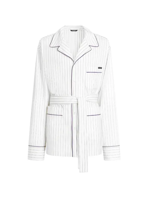 Dolce & Gabbana  striped poplin vanity robes