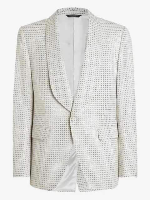 Dolce & Gabbana jacquard dotted blazer