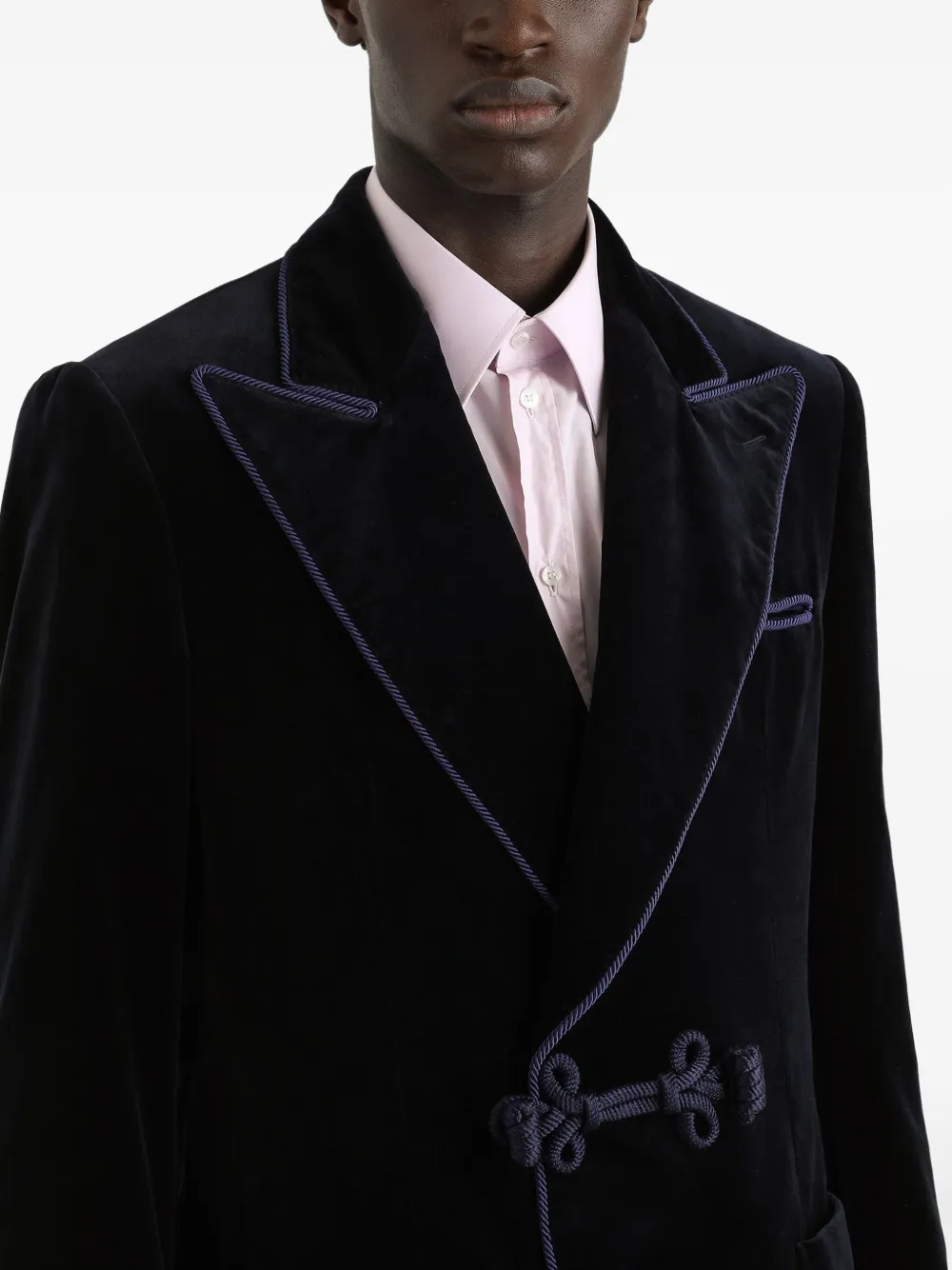 Dolce & Gabbana Blazer met dubbele rij knopen Blauw