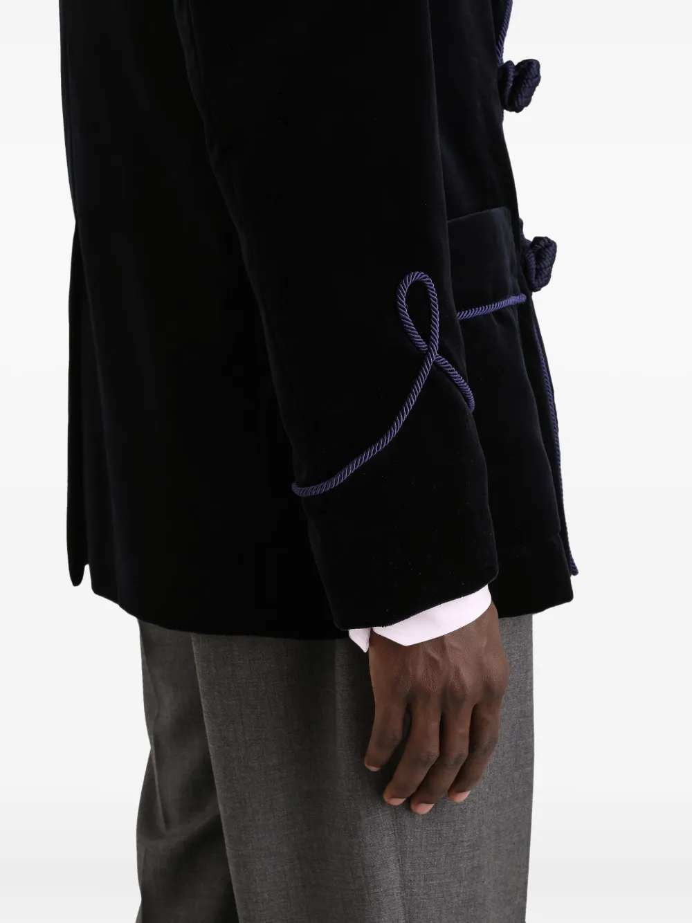 Dolce & Gabbana Blazer met dubbele rij knopen Blauw