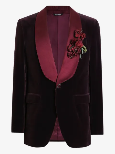 Dolce & Gabbana Blazer con revers a scialle