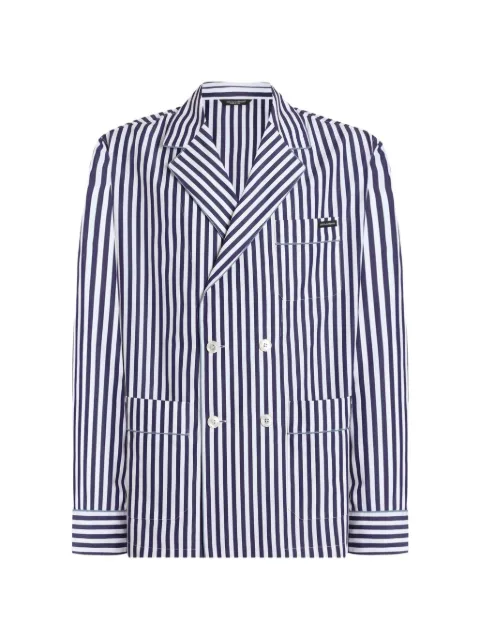Dolce & Gabbana striped poplin Vanity robe
