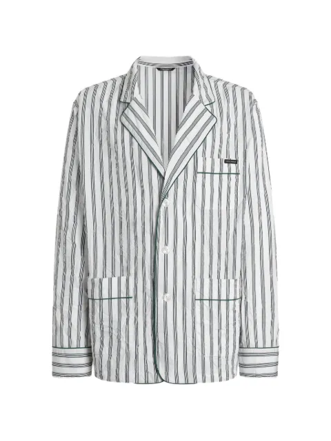 Dolce & Gabbana striped piped shirt