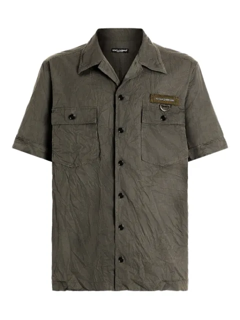 Dolce & Gabbana pocket badge shirt