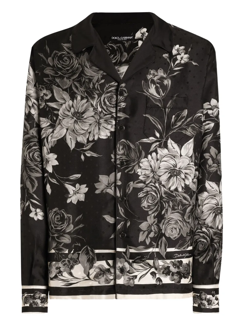 Dolce & Gabbana Camicia a fiori | nero | Image 1