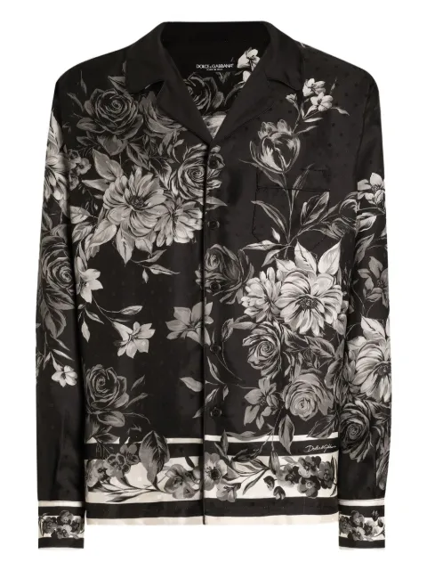 Dolce & Gabbana camisa con estampado floral