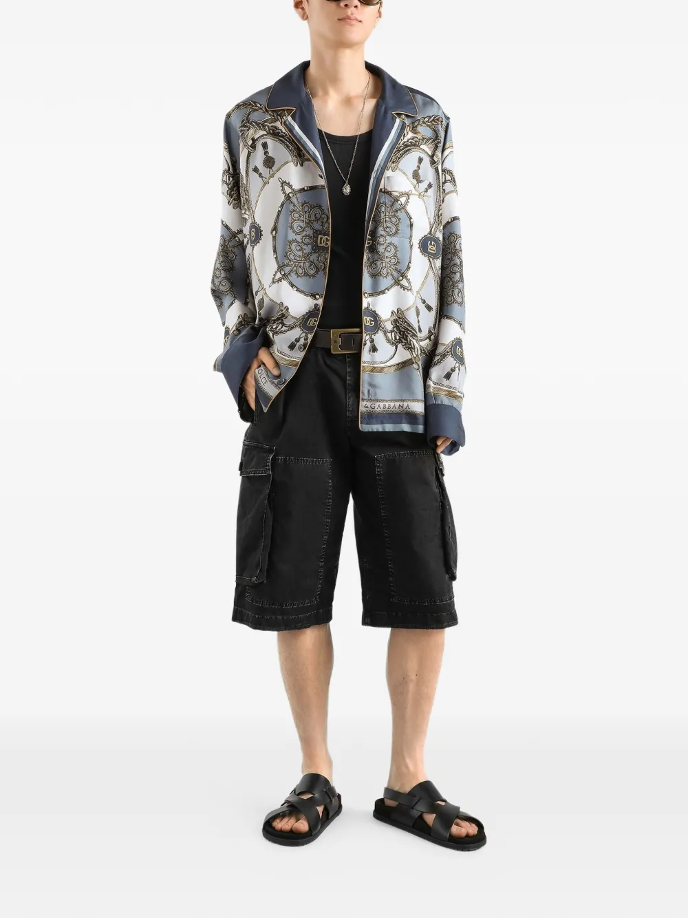 Dolce & Gabbana Overhemd met print - Blauw