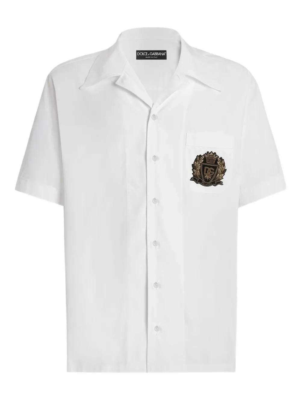 Dolce & Gabbana T-shirt con applicazione logo - Bianco